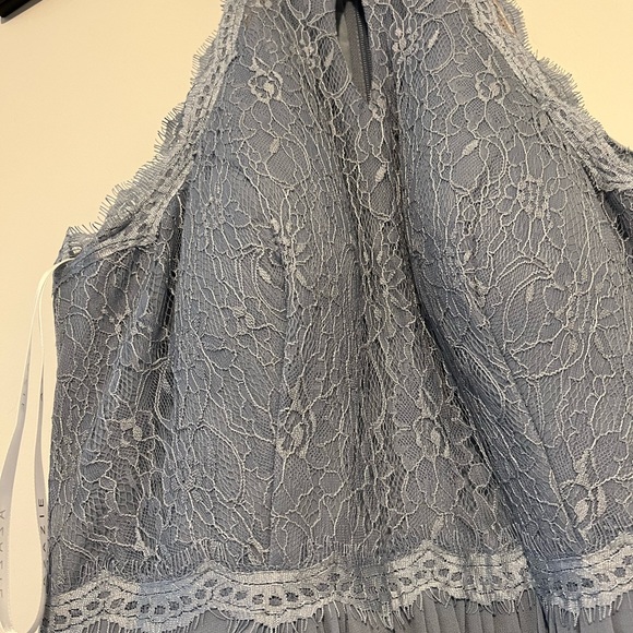 Azazie bridesmaid dress dusty blue - Picture 3 of 11
